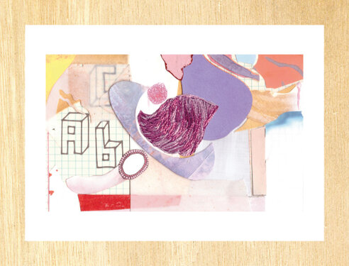 2022 - mixed media - 10 x 15,5 on 13 x 18 cm