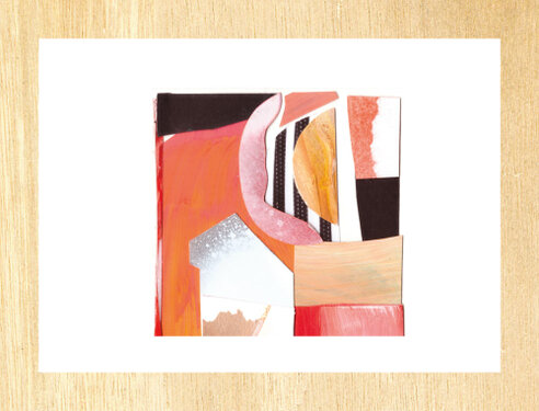 2022 - mixed media - 10 x 10 on 13 x 18 cm