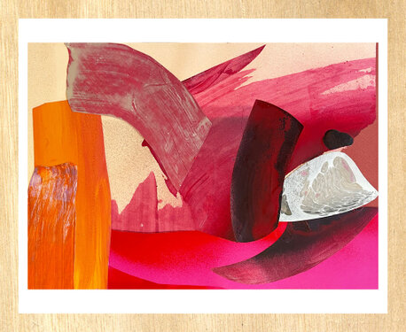 2022 - mixed media - 20,5 x 28,5 on 24 x 30 cm