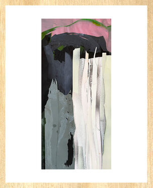 2022 - mixed media - 42,5 x 20 on 50 x 30 cm