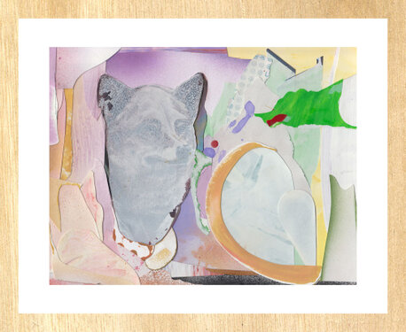 2022 - mixed media - 19,5 x 25 on 24 x 30 cm