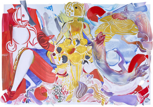2021 - mixed media - 74 x 105 cm