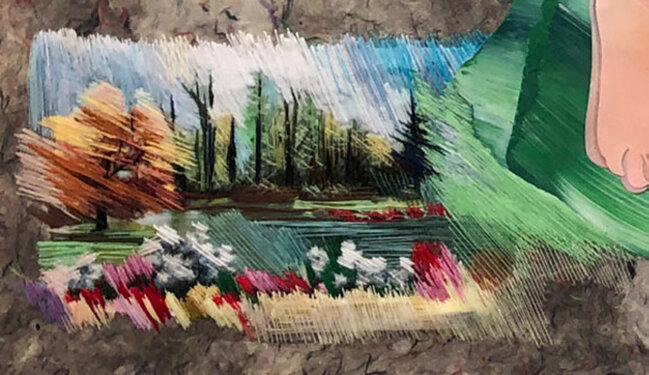 2019 - mixed media - 76,5 x102 cm