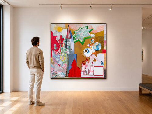 2022-25 - mixed media - 150 x 150 cm