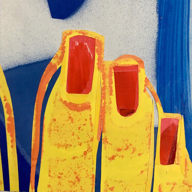 2019 - collage - 10 x 10 cm