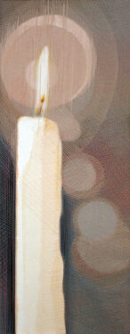 2014/16 - yarn on organza - 125 x 55 cm