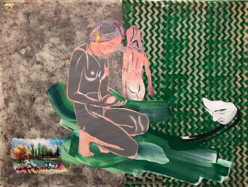 2019 - mixed media - 76,5 x 102 cm