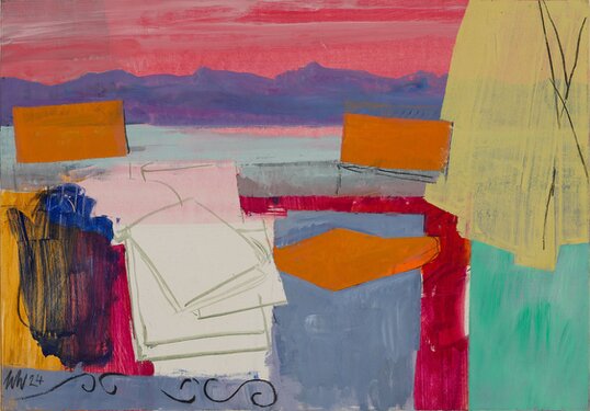 2024 - acrylic on canvas -70 x 100 cm