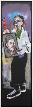 2023 - acrylic on canvas - 170 x 50 cm