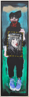 2023 - acrylic on canvas - 175 x 50 cm