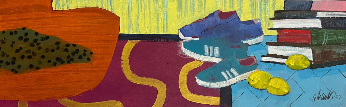 2023 - acrylic on canvas - 50 x 150 cm