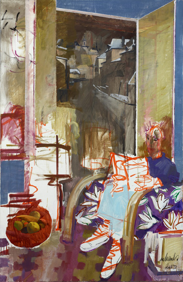 2013 - acrylic and charcoal on canvas - 200 x 130 cm 