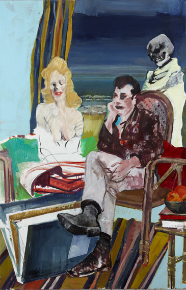 2013 - acrylic and charcoal on canvas - 200 x 130 cm 