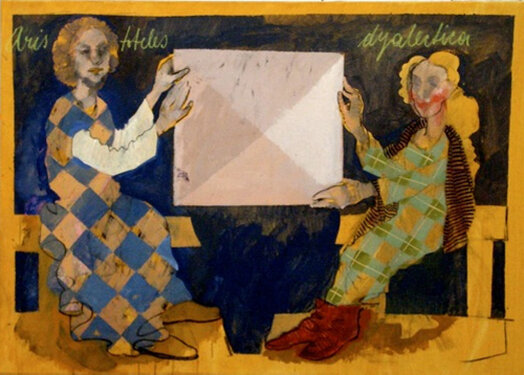2006 - acrylic and charcoal on canvas - 100 x 140 cm