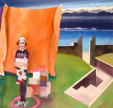 2005 - acrylic and charcoal on canvas  200 x 210 cm