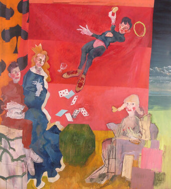 2005 - acrylic and charcoal on canvas  210 x 200 cm