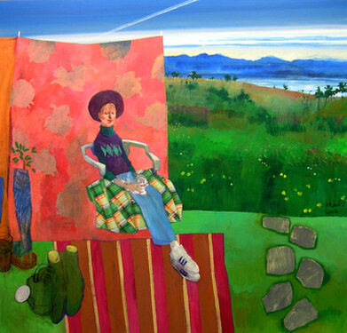 2004 - acrylic and charcoal on canvas 200 x 210 cm