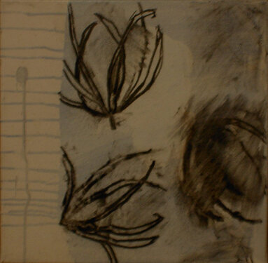 2000 - charcoal on canvas - 40 x 40 cm