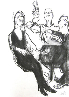2000 - charcoal on paper - 59 x 42 cm