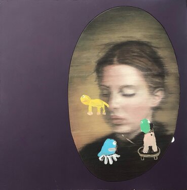 2025 - mixed media - 82 x 81cm