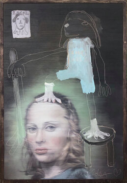 2022 - oil, wood and canvas - 126 x 85 cm
