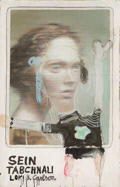 2021 - oil, acrylic, ink, wood and canvas - 86 x 55 x 3,5 cm