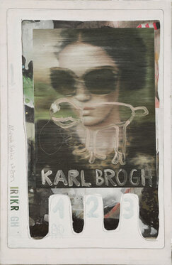 2021 - oil, acrylic, wood and canvas - 109 x 70 x 3,5 cm