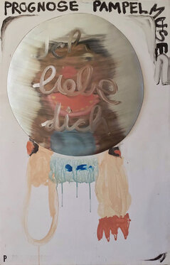 2021 - oil, acrylic, wood and canvas - 109 x 70 x 6 cm