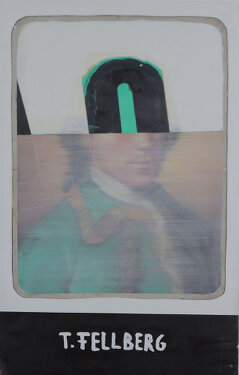 2020 - oil, acrylic on canvas and wood - 86 x 55 x 3,5 cm