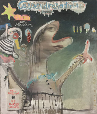 2016 - oil and acrylic on canvas - 133 x 113 cm