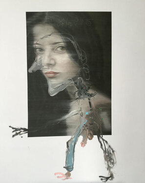 2016 - oil and acrylic on canvas - 178 x 151 cm