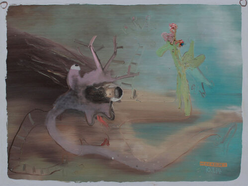 2014 - oil on canvas - 202 x 152 cm