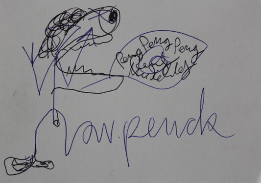 2014 - pen on print - 10,5 x 14,8 cm