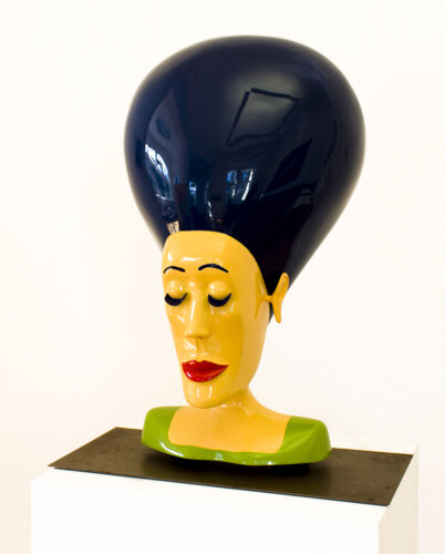2004/14 - painted basswood - edition 2/3 - h 65 cm