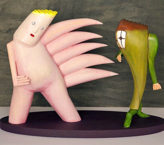 2012 - painted basswood - h 60 cm