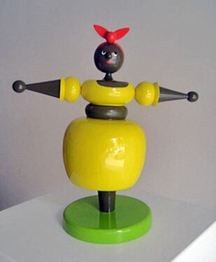 2010 - painted basswood - edition 4 - h 40 cm