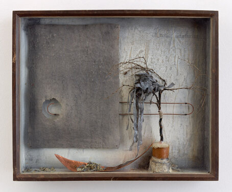 2015 -  mixed media in cabinet - 42 x 50,5 x 6 cm