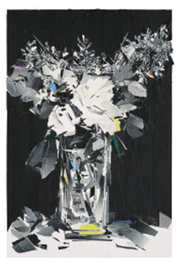 2023 - Acrylic, tape, varnish on forex - 68 x 45 cm
