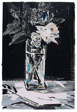 2017 - Acrylic, tape, varnish on forex - 68 x 45 cm