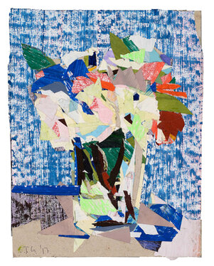 2016 - Acrylic, tape, varnish on board - 20 x 16 cm
