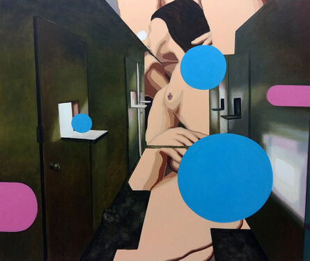 2017 - oil and acrylic on canvas - 170 x 200 cm