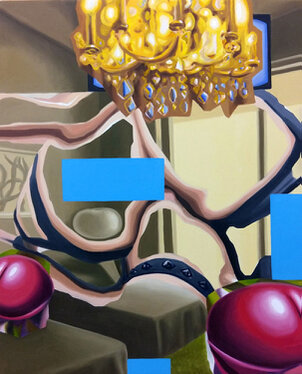 2017 - oil and acrylic on canvas - 95 x 75 cm