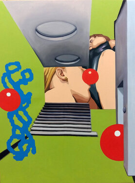 2017 - oil and acrylic on canvas - 125 x 95 cm