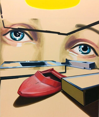 2017 - oil and acrylic on canvas - 160 x 130 cm