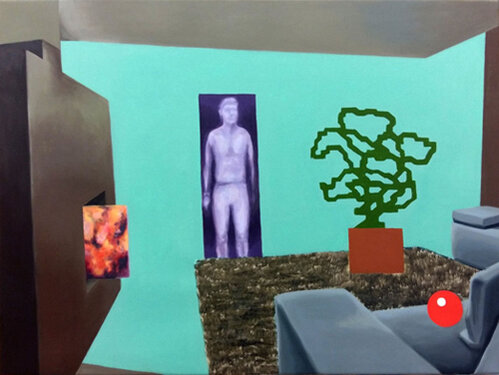 2017 - oil and acrylic on canvas - 70 x 95 cm