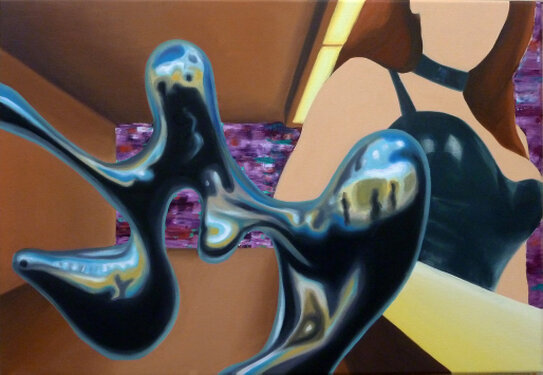 2014 - oil and acrylic on canvas - 50 x 72 cm