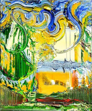 2022 - oil on nettle - 60 x 50 cm