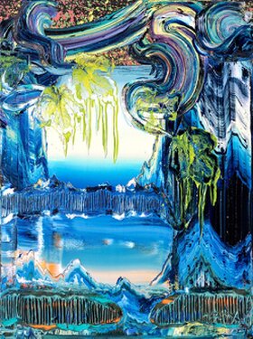 2024 - oil on nettle - 80 x 60 cm