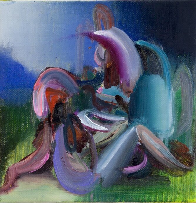 2025 - oil on linen - 20 x 20 cm