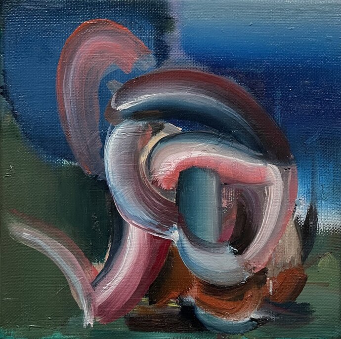 2025 - oil on linen - 20 x 20 cm
